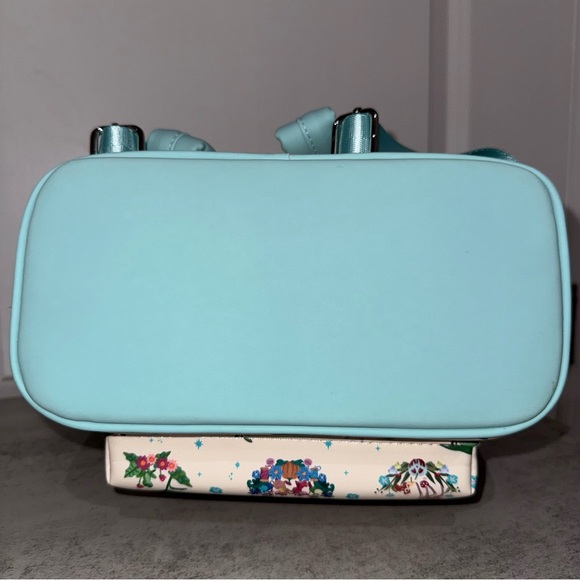 Loungefly Disney Princess Companion Floral Mini Backpack - Picture 5 of 6